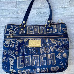 Authentic Coach #D1067-15301 Poppy Story Patch Bag Shoulder Bag